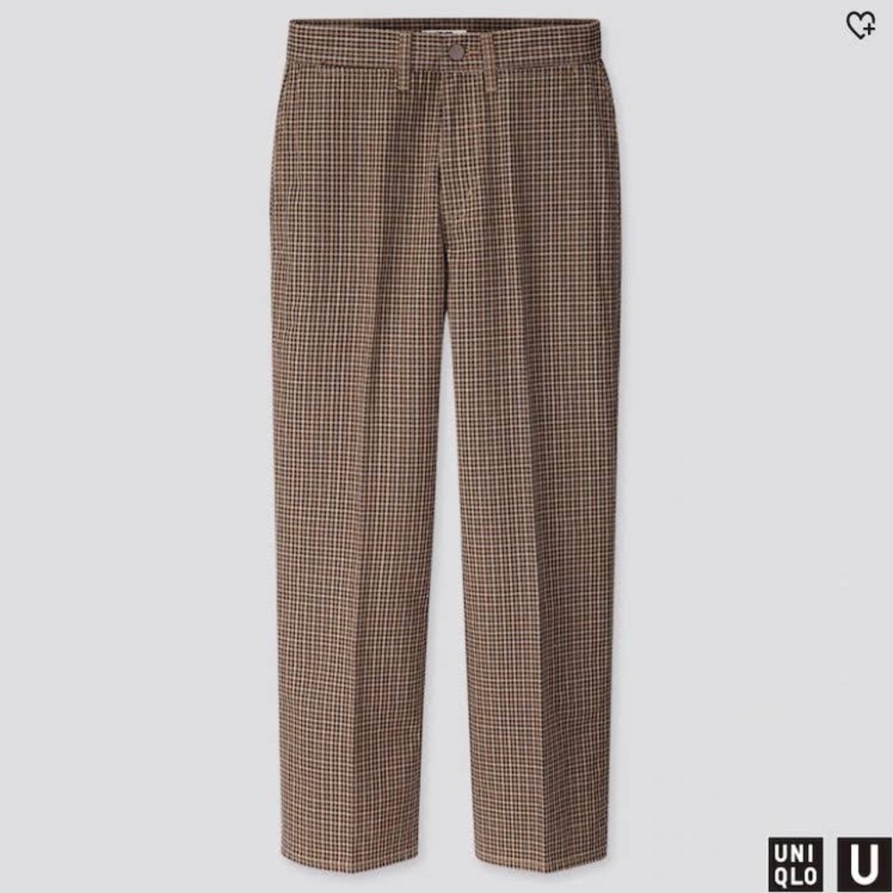 ⛏ UNIQLO U CHECKERED STRAIGHT PANT ⛏